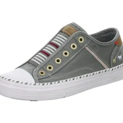 MUSTANG Leinen Slipper/Kletthalbschuh