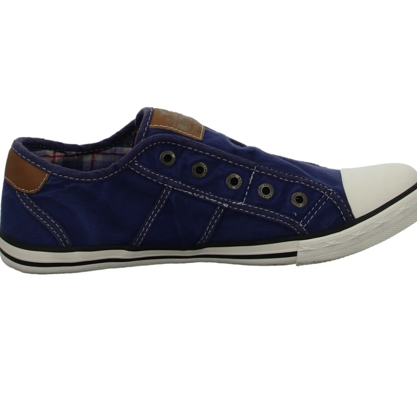MUSTANG Leinen Slipper/Kletthalbschuh
