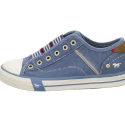 MUSTANG Leinen Slipper/Kletthalbschuh