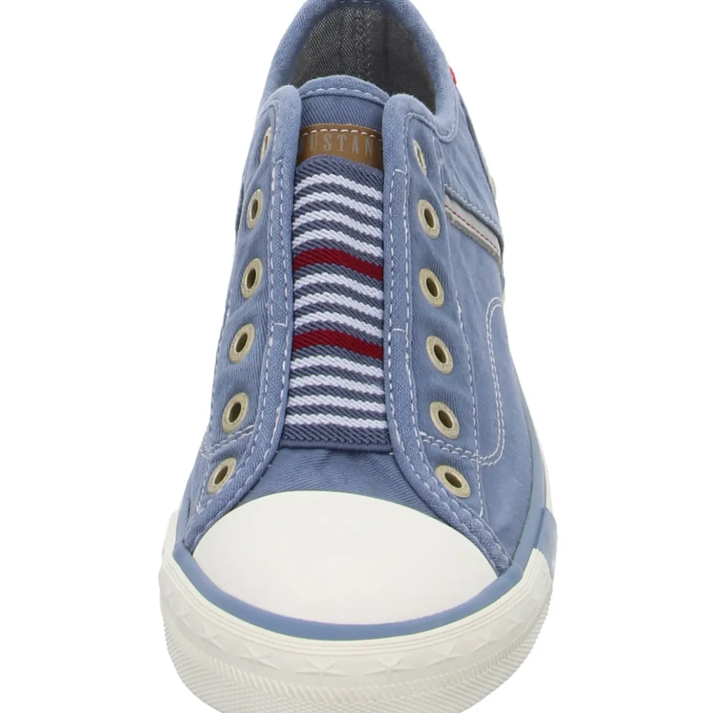 MUSTANG Leinen Slipper/Kletthalbschuh