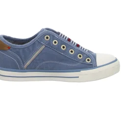 MUSTANG Leinen Slipper/Kletthalbschuh