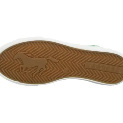 MUSTANG Leinen Slipper/Kletthalbschuh