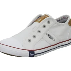 MUSTANG Leinen Slipper/Kletthalbschuh
