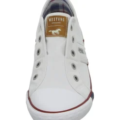 MUSTANG Leinen Slipper/Kletthalbschuh