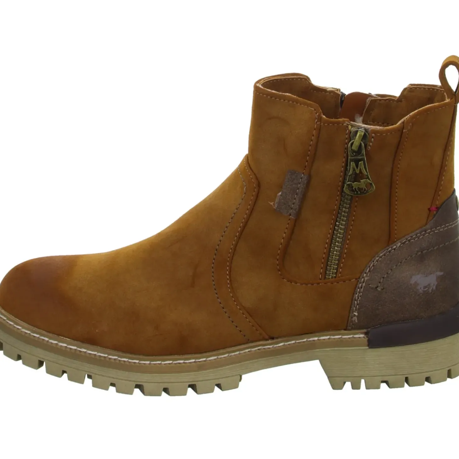MUSTANG Schlupf/Reißverschlußstiefelette Warmfutter Freizeit (Casual)