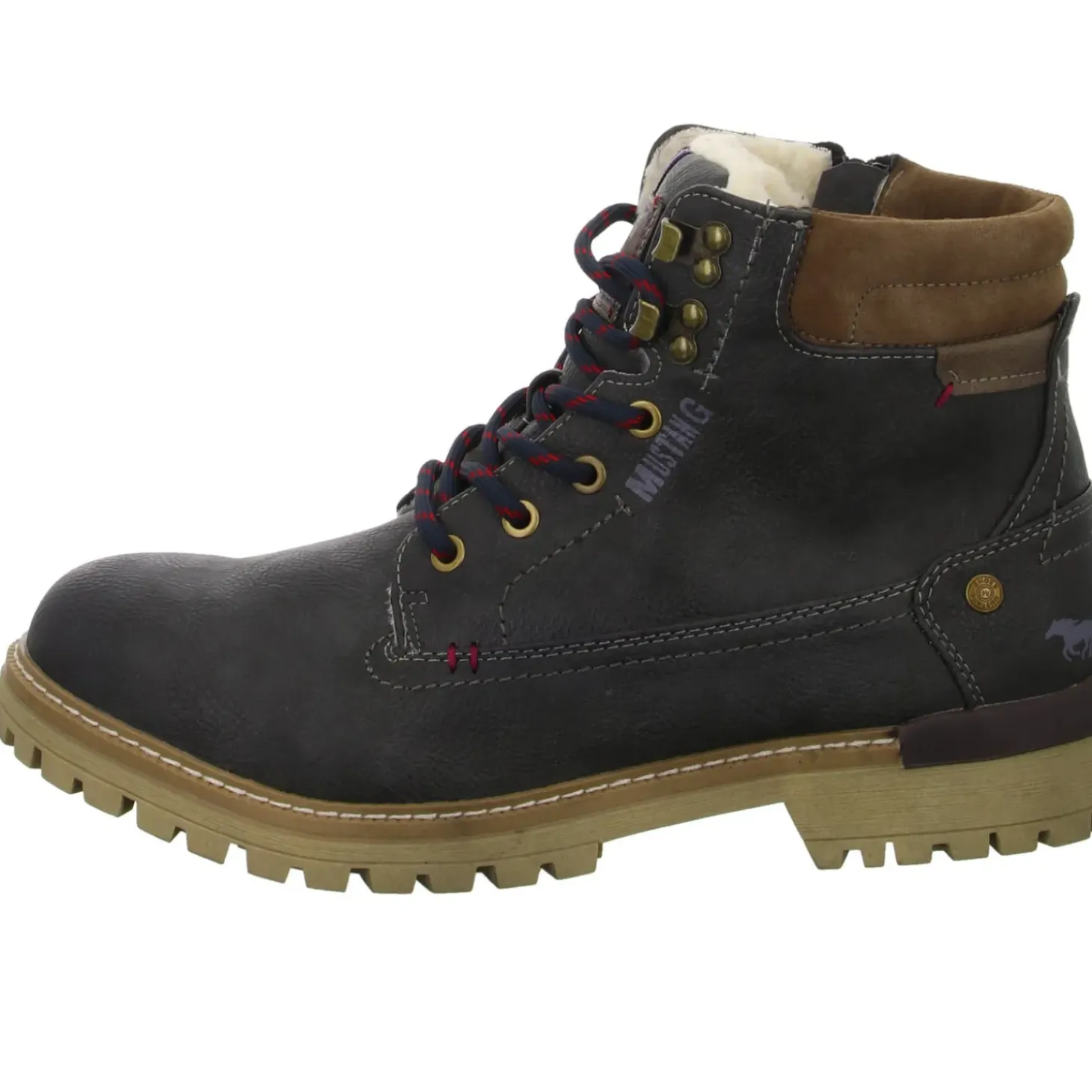 MUSTANG Schnürstiefelette Warmfutter Freizeit (casual)