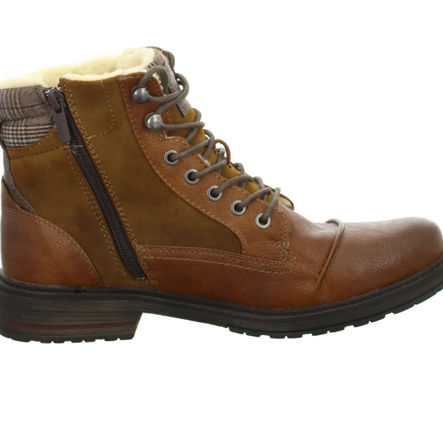 MUSTANG Schnürstiefelette Warmfutter Business (elegant)
