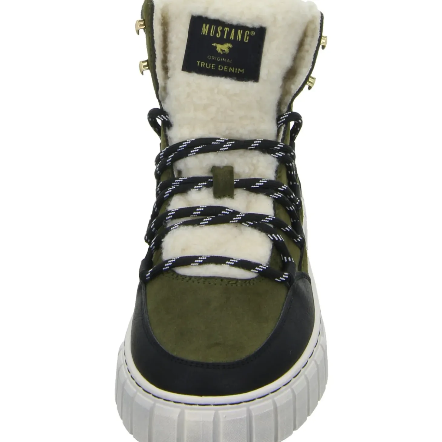 MUSTANG Schnürstiefelette Warmfutter bis 35mm Absatz (casual)