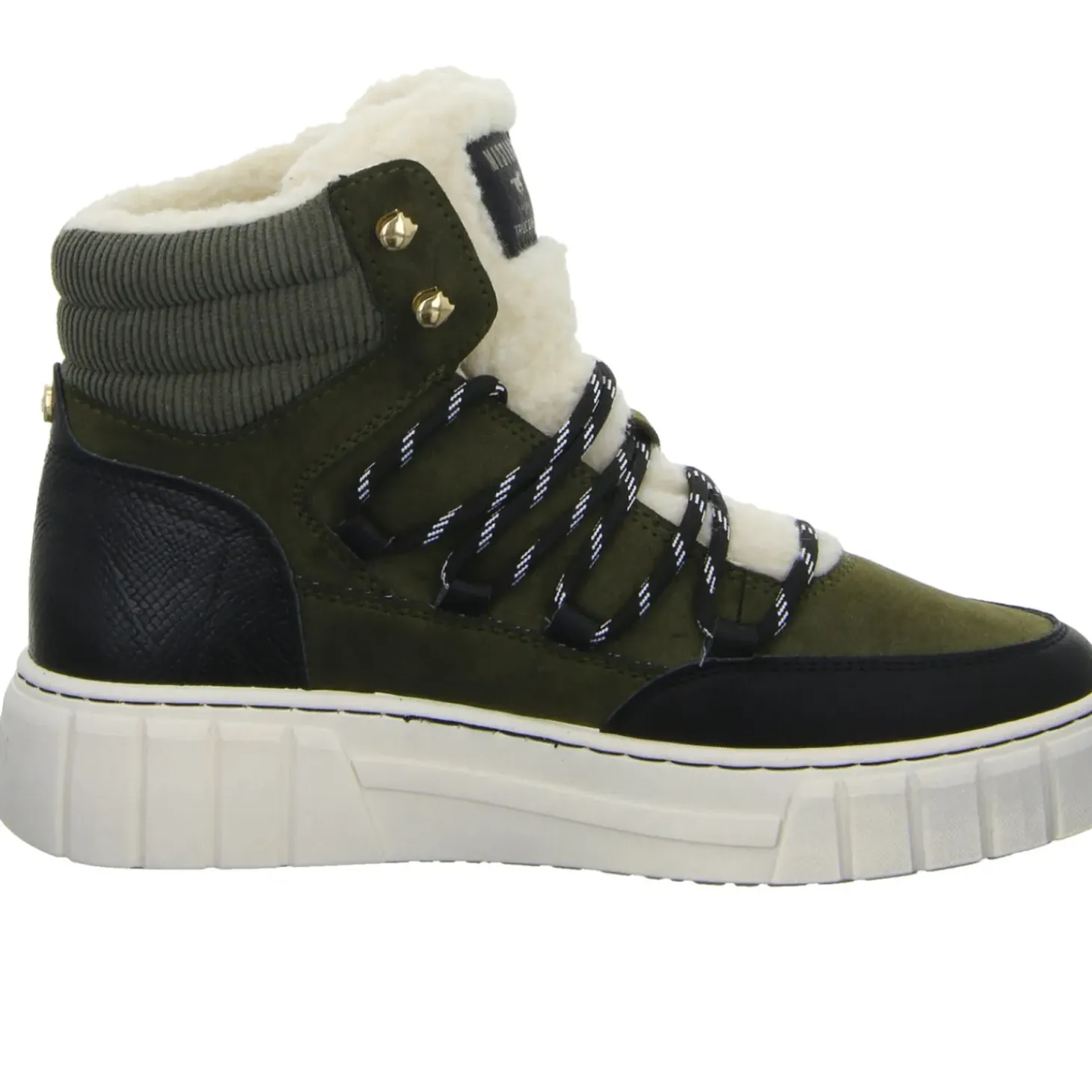 MUSTANG Schnürstiefelette Warmfutter bis 35mm Absatz (casual)