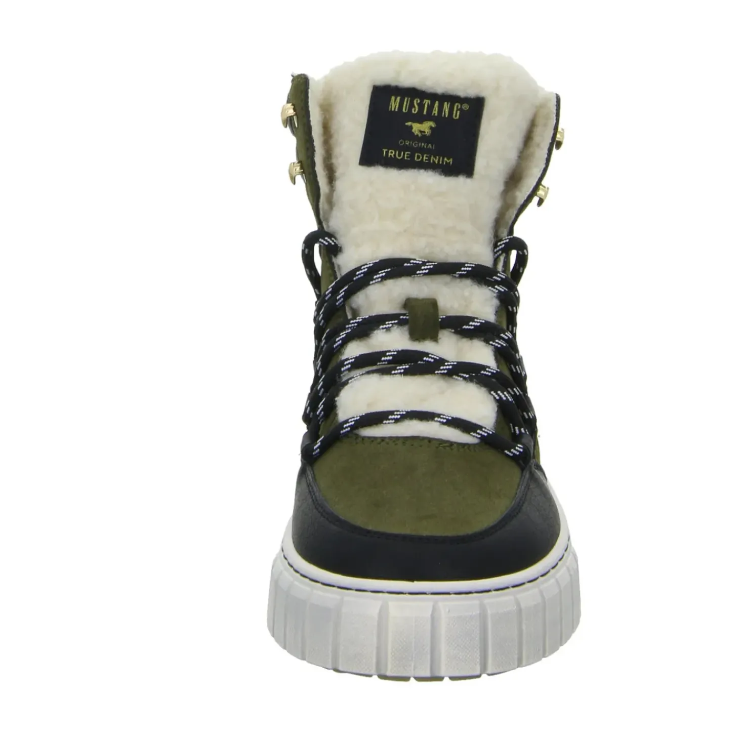 MUSTANG Schnürstiefelette Warmfutter bis 35mm Absatz (casual)