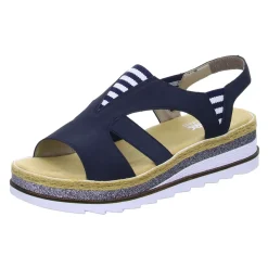 Rieker Keil Sandalette ab 30mm Sohlenhöhe
