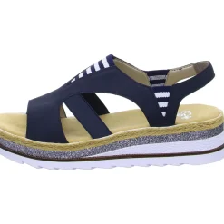 Rieker Keil Sandalette ab 30mm Sohlenhöhe