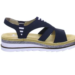 Rieker Keil Sandalette ab 30mm Sohlenhöhe