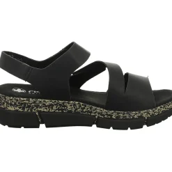 Rieker Keil Sandalette ab 30mm Sohlenhöhe