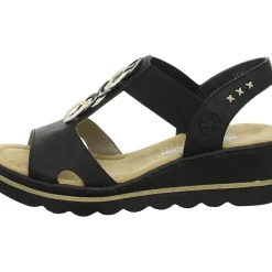 Rieker Keil Sandalette ab 30mm Sohlenhöhe
