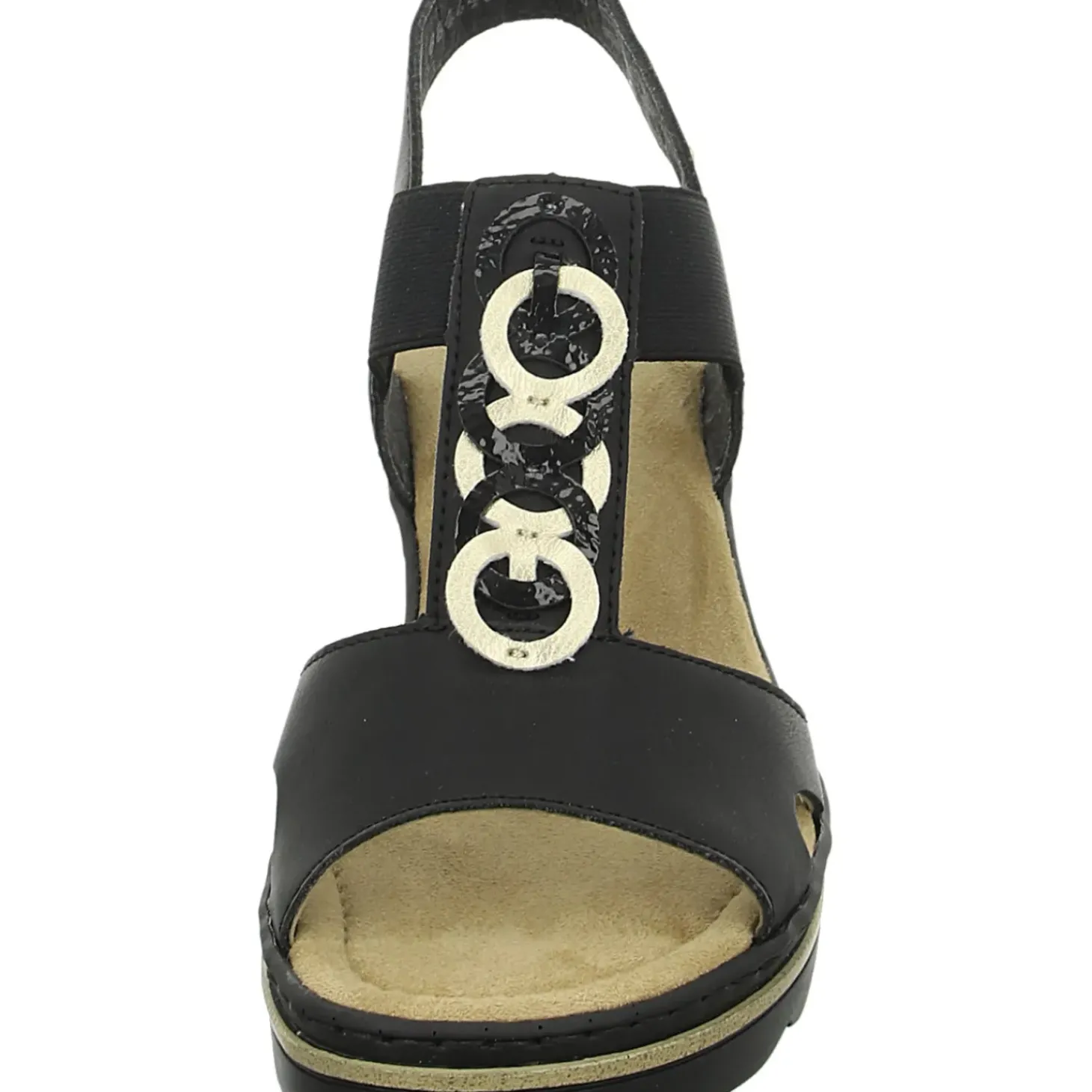 Rieker Keil Sandalette ab 30mm Sohlenhöhe
