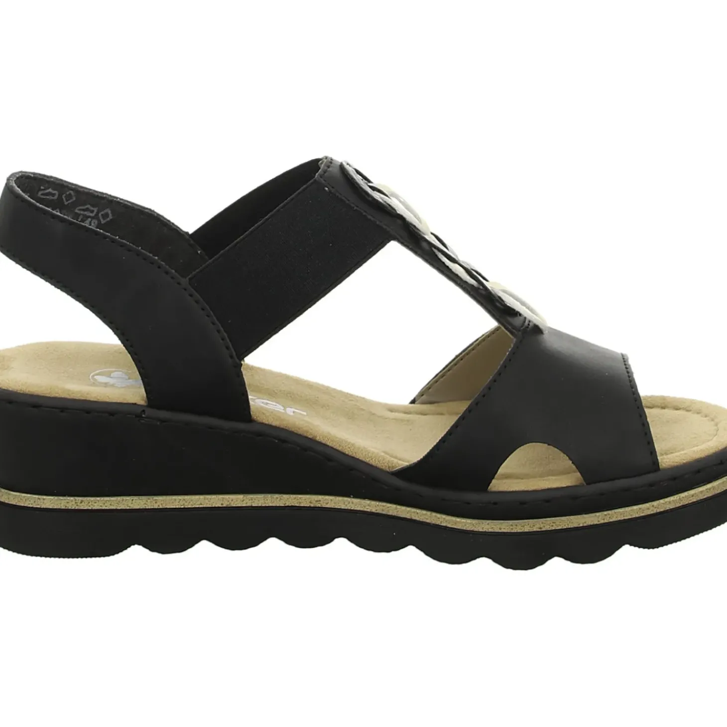 Rieker Keil Sandalette ab 30mm Sohlenhöhe