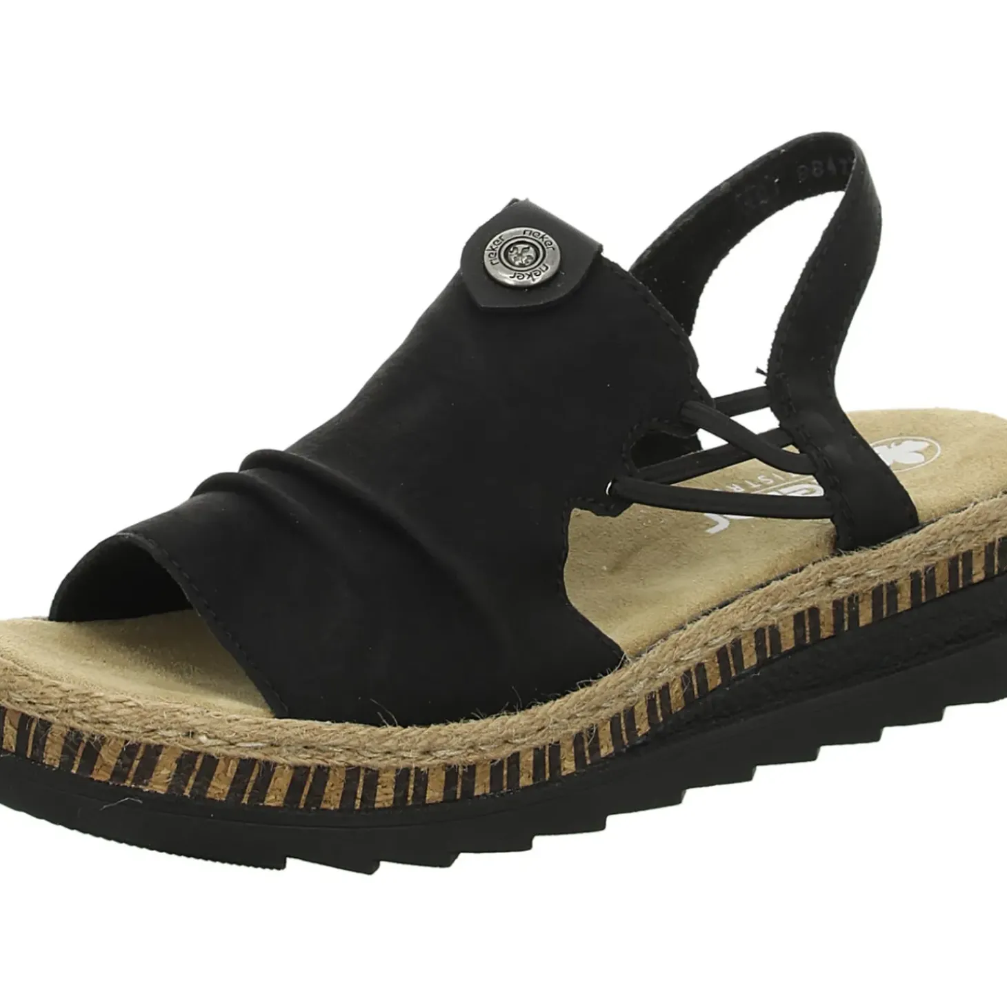 Rieker Keil Sandalette ab 30mm Sohlenhöhe