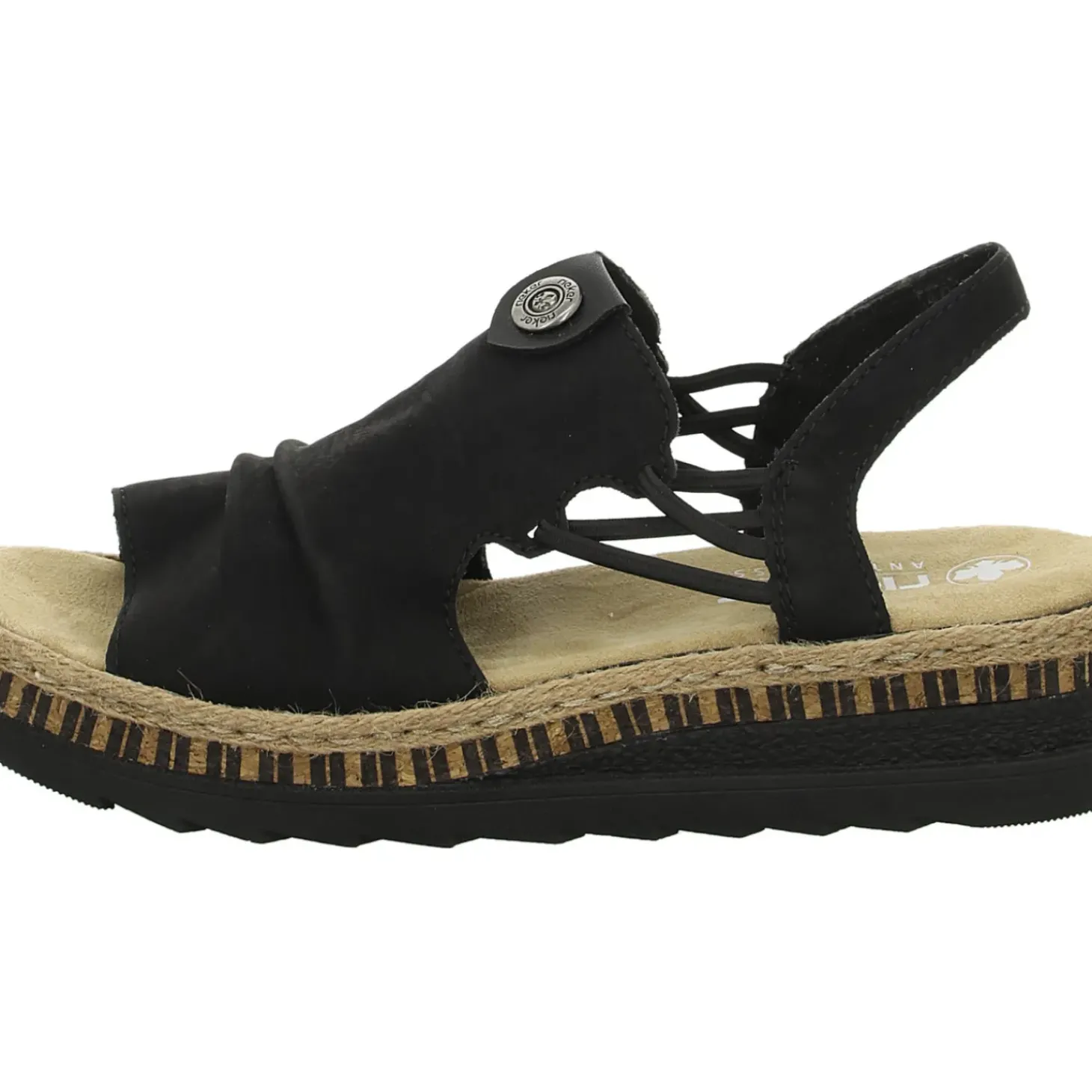 Rieker Keil Sandalette ab 30mm Sohlenhöhe