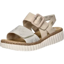 Rieker Keil Sandalette ab 30mm Sohlenhöhe