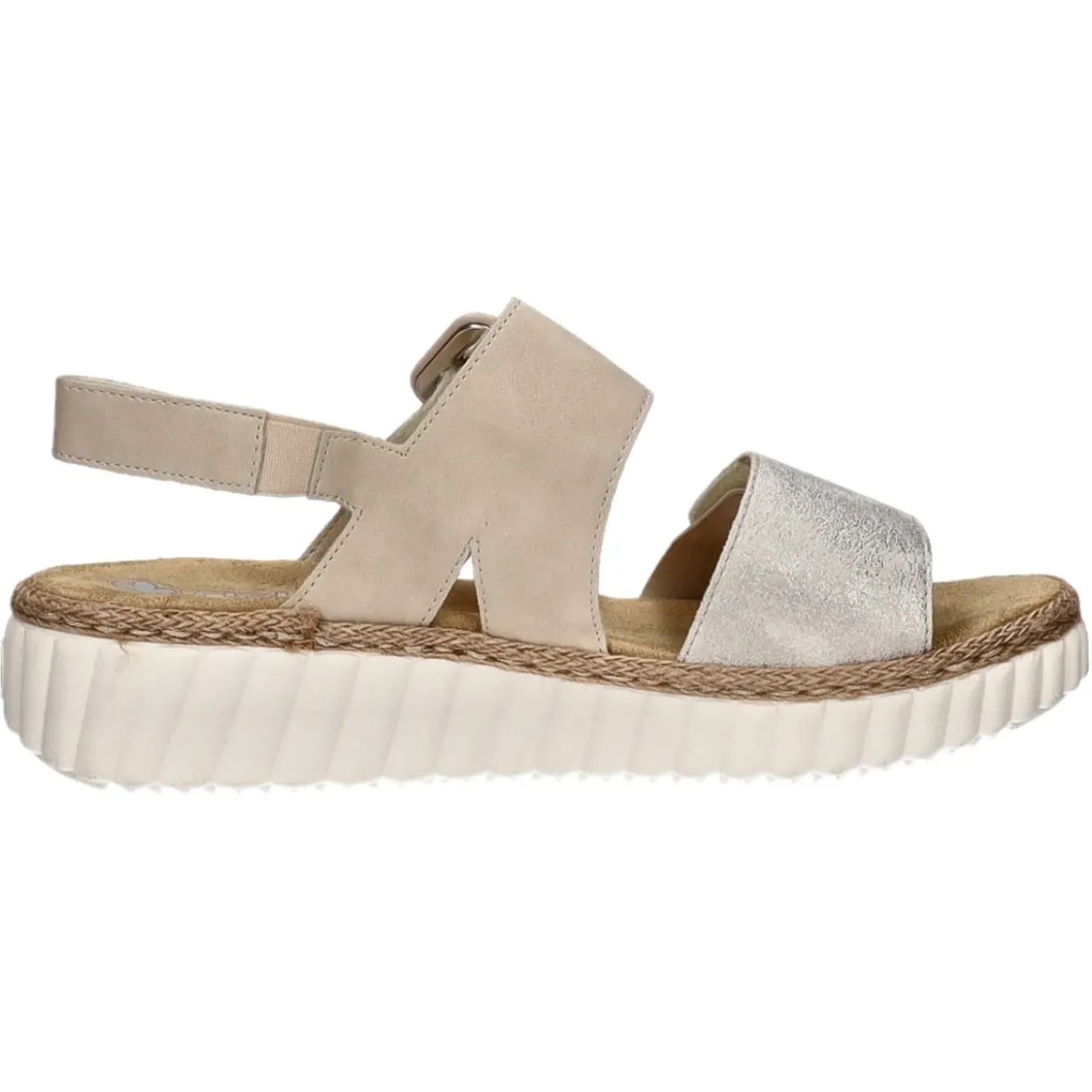Rieker Keil Sandalette ab 30mm Sohlenhöhe