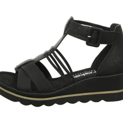 Rieker Keil Sandalette ab 30mm Sohlenhöhe