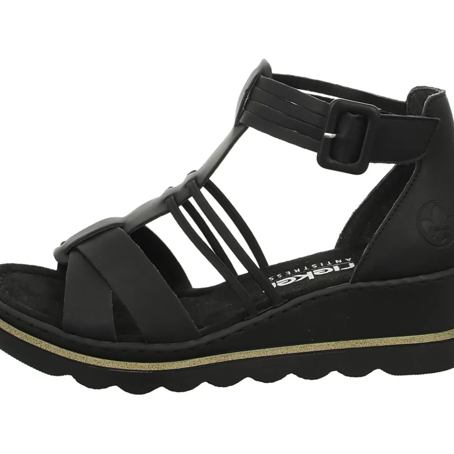 Rieker Keil Sandalette ab 30mm Sohlenhöhe