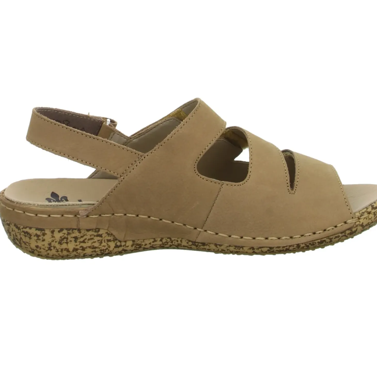 Rieker Sandalette mit Mehrweite bis 30mm Sohlenhöhe