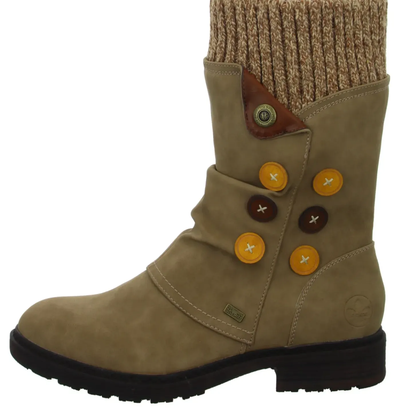Rieker Schlupf-/Reißverschlußstiefelette Warmfutter bis 35mm Absatz (casual)