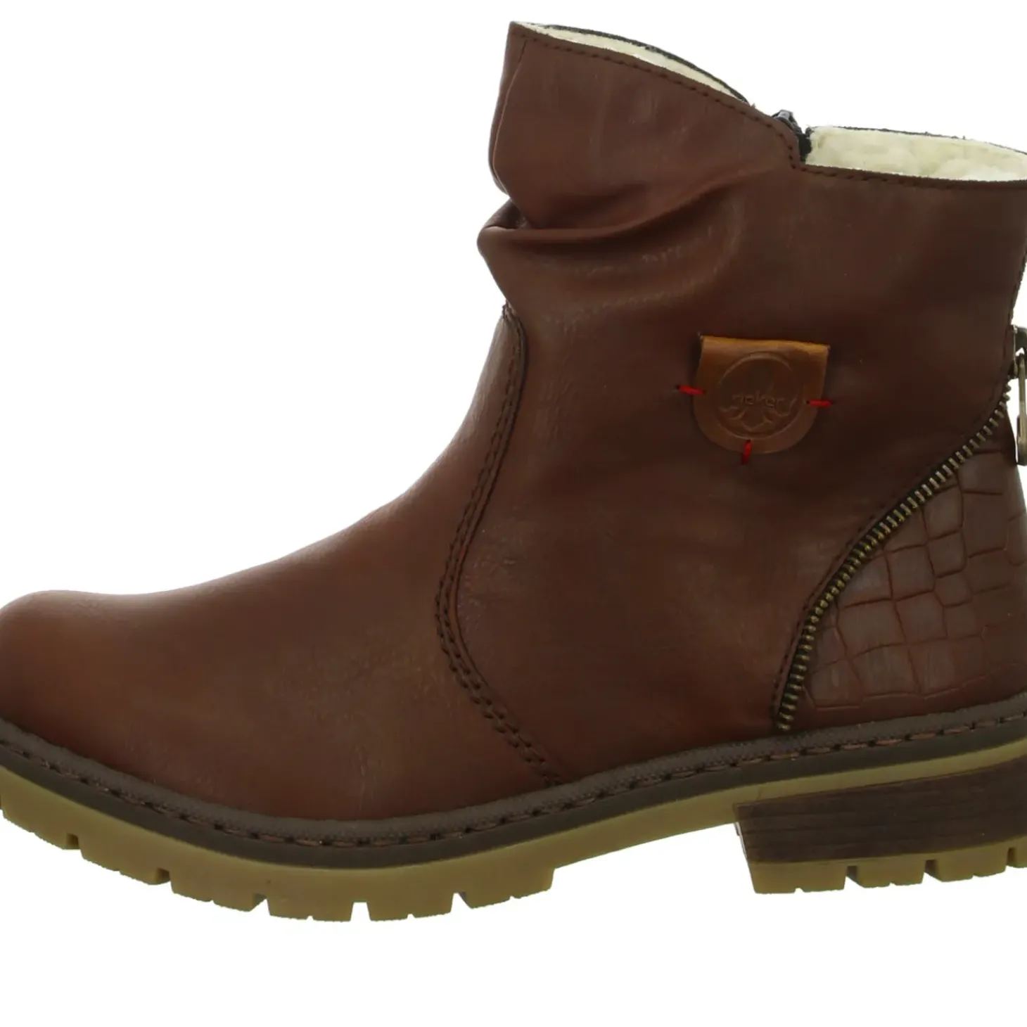 Rieker Schlupf-/Reißverschlußstiefelette Warmfutter bis 35mm Absatz (casual)
