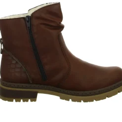 Rieker Schlupf-/Reißverschlußstiefelette Warmfutter bis 35mm Absatz (casual)