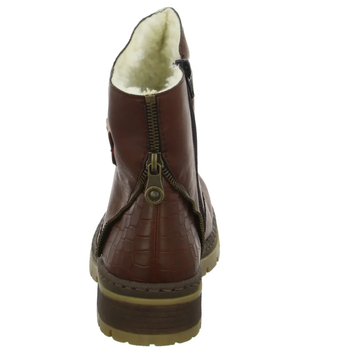Rieker Schlupf-/Reißverschlußstiefelette Warmfutter bis 35mm Absatz (casual)