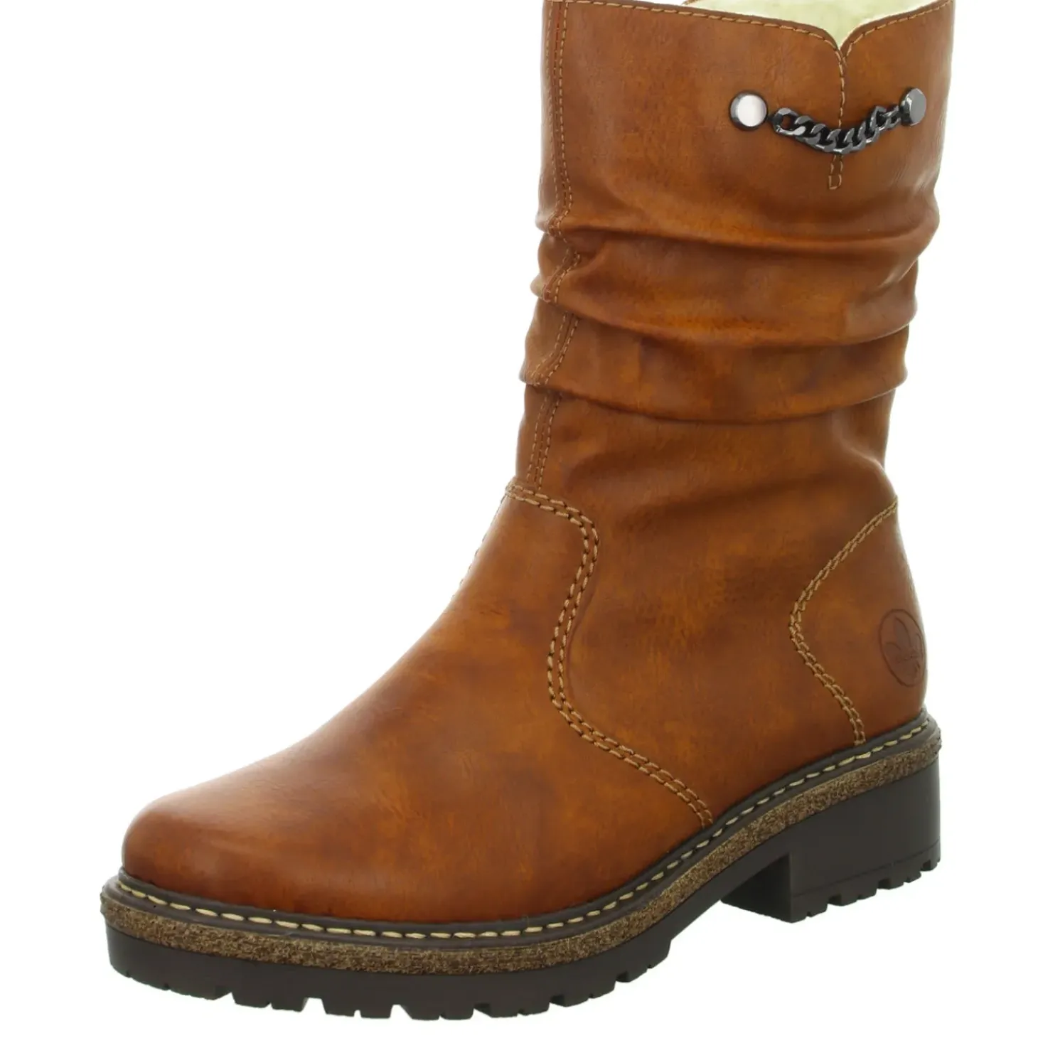 Rieker Schlupf-/Reißverschlußstiefelette Warmfutter bis 35mm Absatz (casual)
