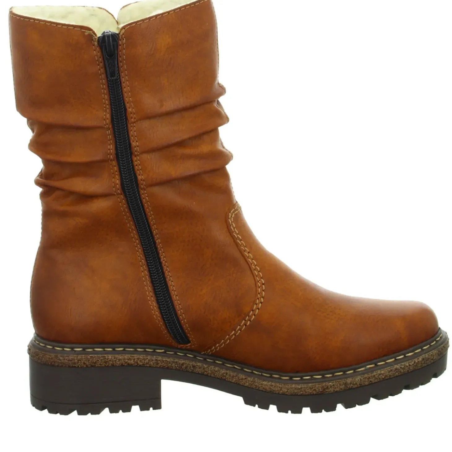 Rieker Schlupf-/Reißverschlußstiefelette Warmfutter bis 35mm Absatz (casual)