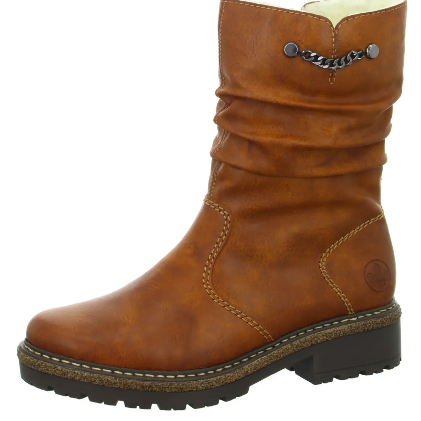 Rieker Schlupf-/Reißverschlußstiefelette Warmfutter bis 35mm Absatz (casual)