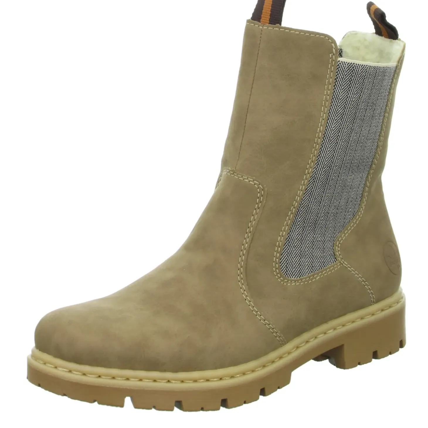 Rieker Schlupf-/Reißverschlußstiefelette Warmfutter bis 35mm Absatz (casual)