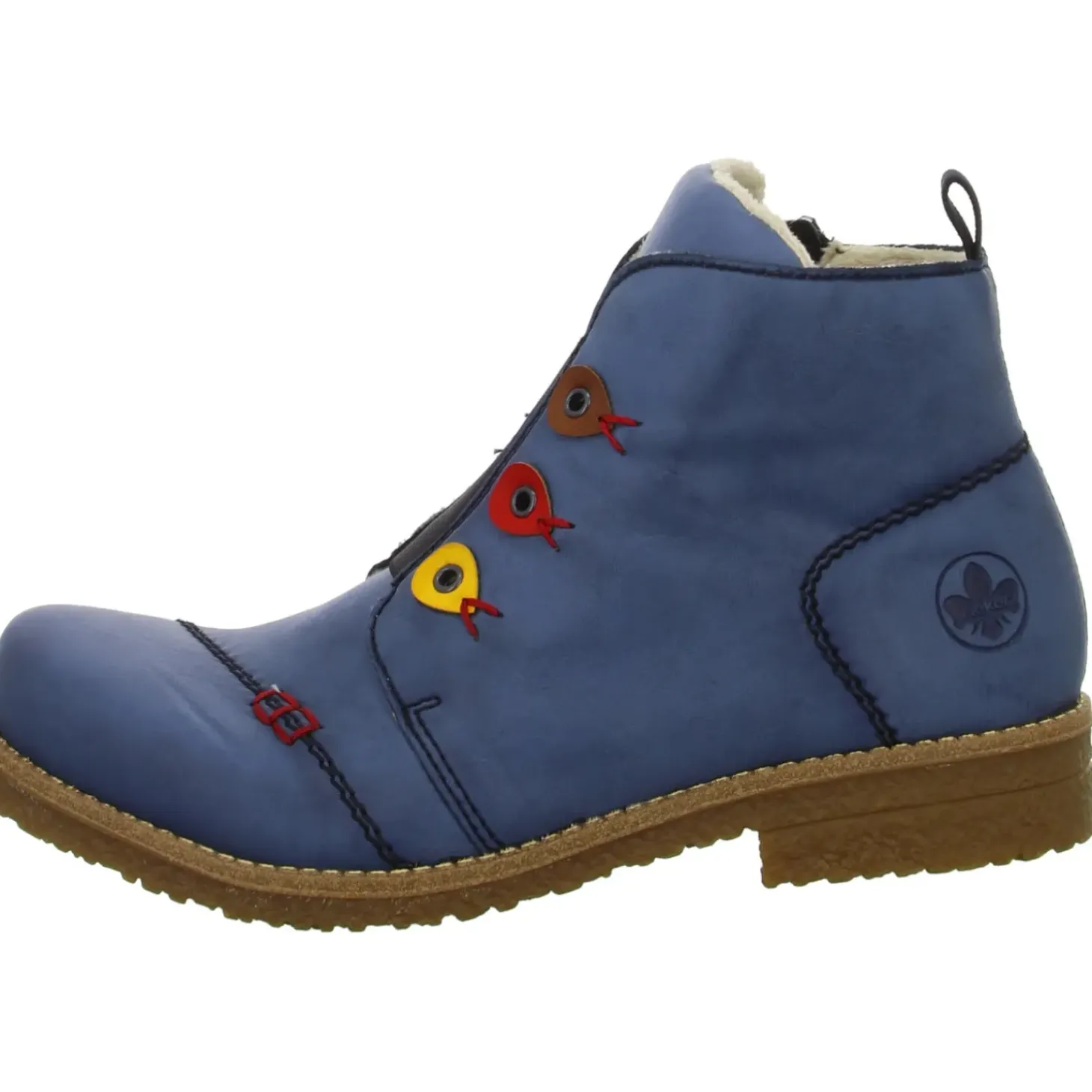 Rieker Schlupf-/Reißverschlußstiefelette Warmfutter bis 35mm Absatz (casual)