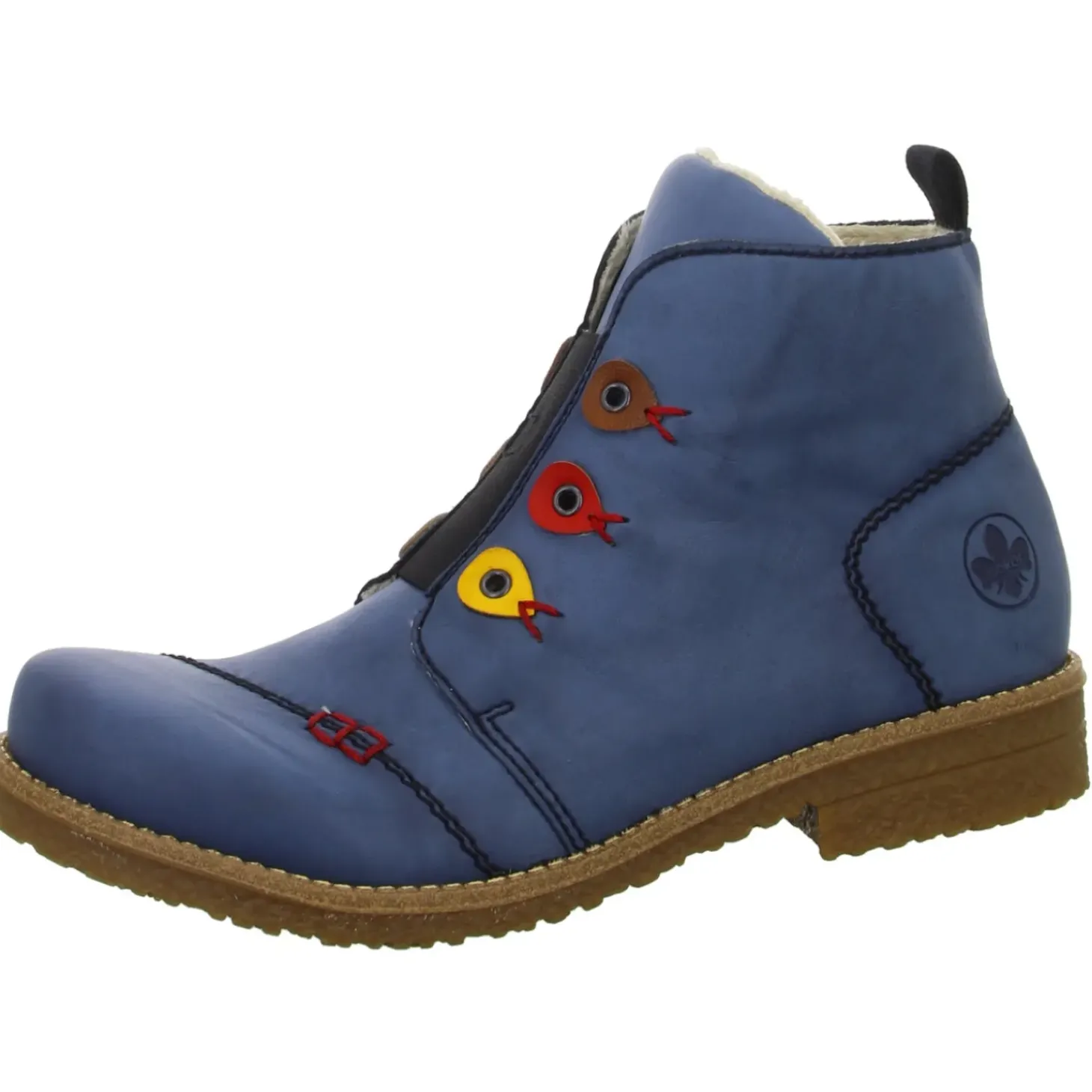 Rieker Schlupf-/Reißverschlußstiefelette Warmfutter bis 35mm Absatz (casual)