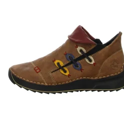 Rieker Schlupf-/Reißverschlußstiefelette Warmfutter bis 35mm Absatz (casual)