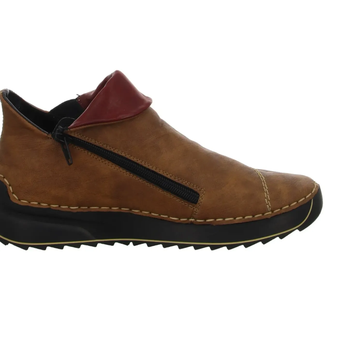 Rieker Schlupf-/Reißverschlußstiefelette Warmfutter bis 35mm Absatz (casual)