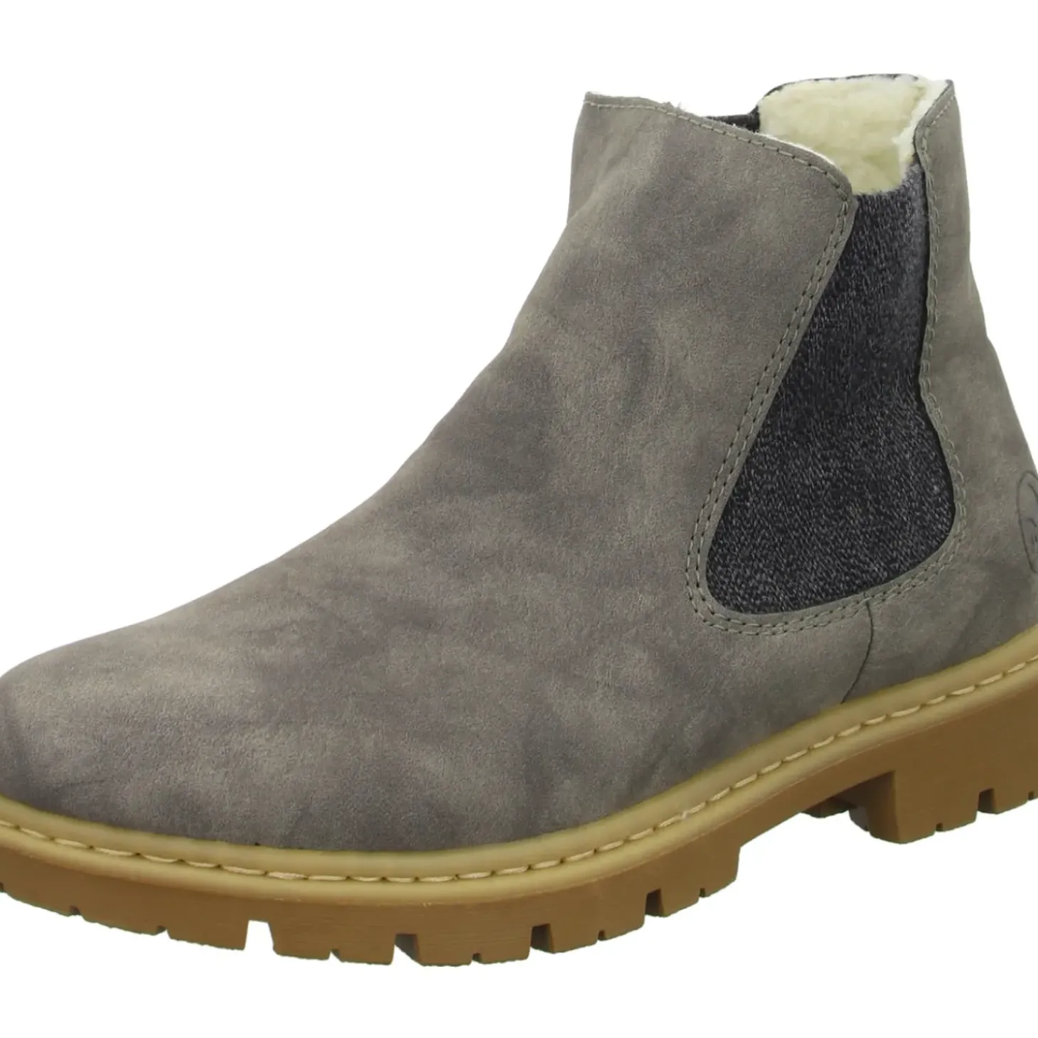 Rieker Schlupf-/Reißverschlußstiefelette Warmfutter bis 35mm Absatz (casual)
