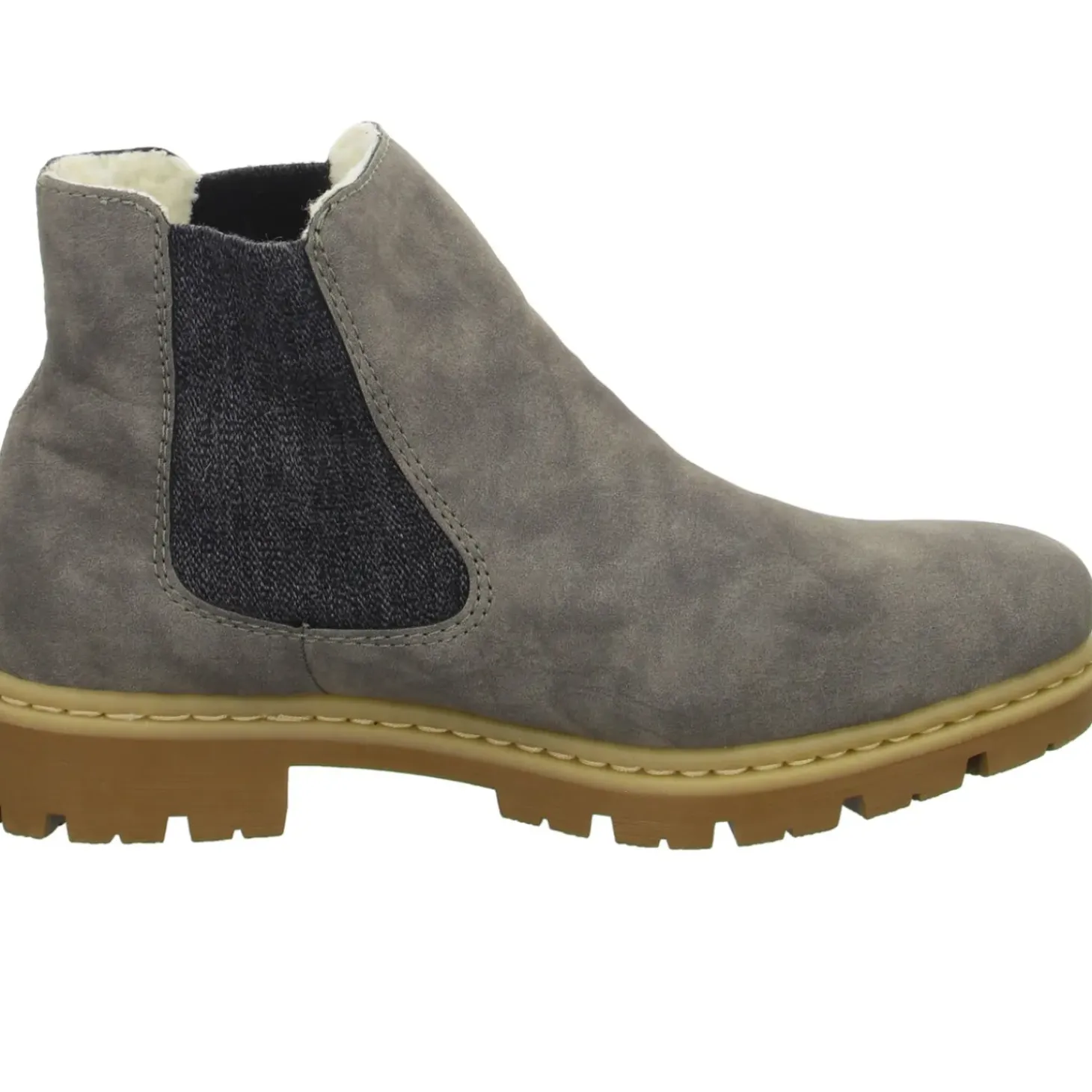 Rieker Schlupf-/Reißverschlußstiefelette Warmfutter bis 35mm Absatz (casual)