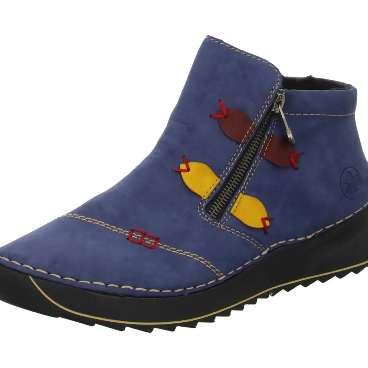 Rieker Schlupf-/Reißverschlußstiefelette Warmfutter bis 35mm Absatz (casual)