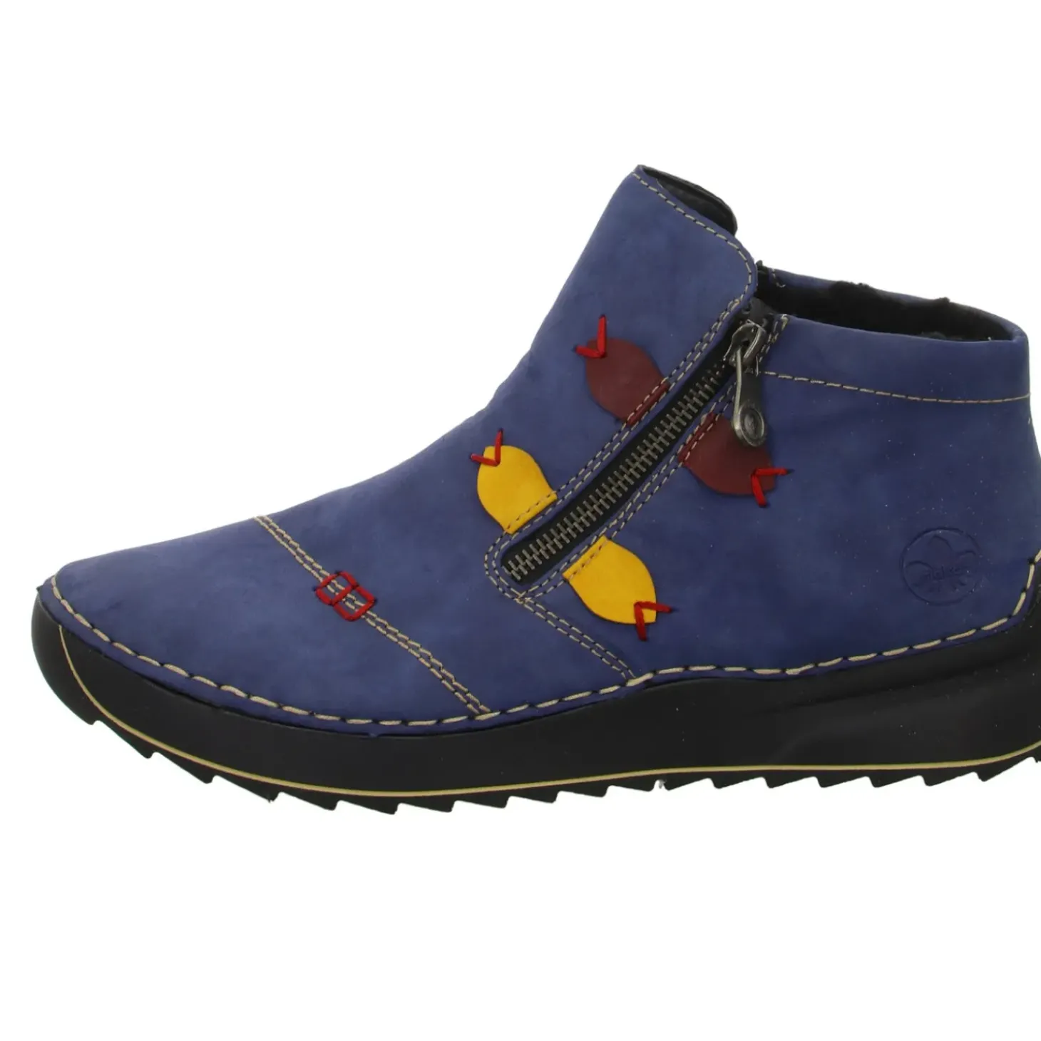 Rieker Schlupf-/Reißverschlußstiefelette Warmfutter bis 35mm Absatz (casual)