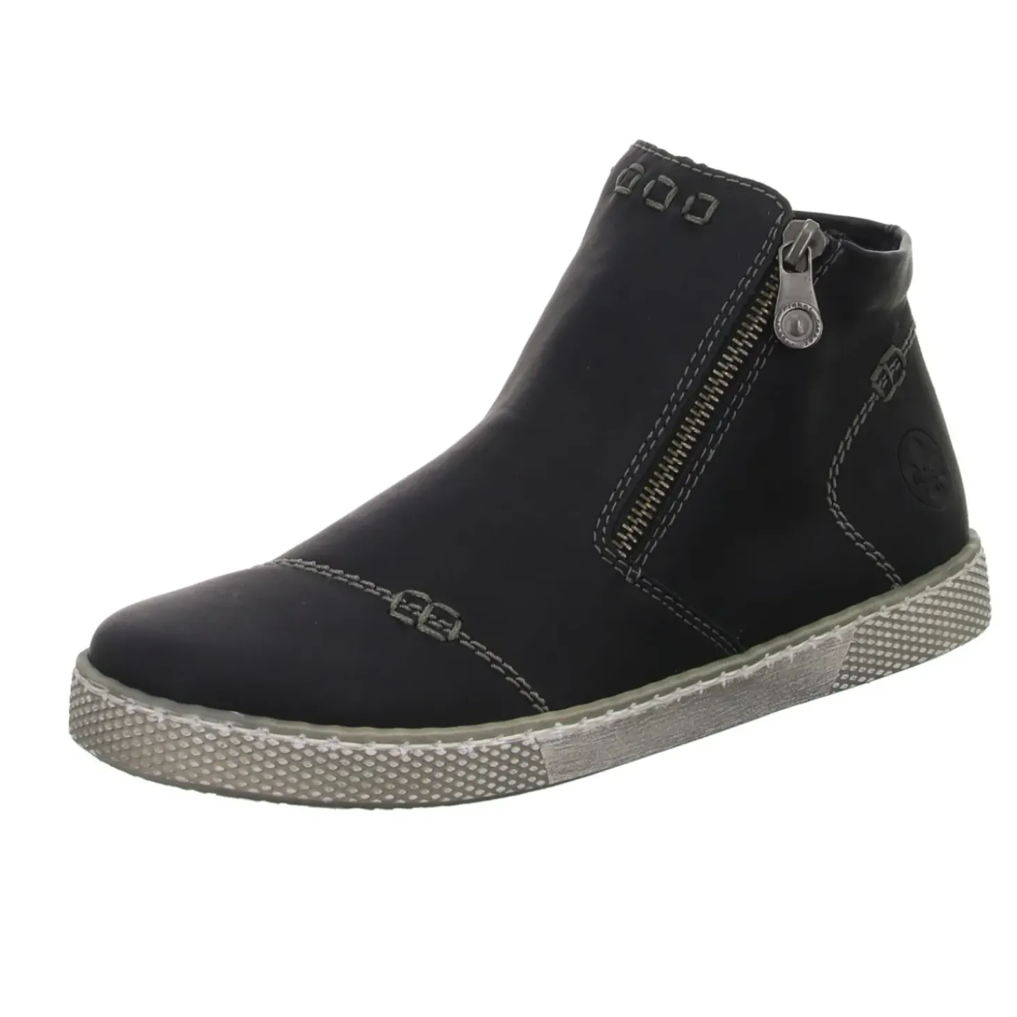 Rieker Schlupf-/Reißverschlußstiefelette Warmfutter bis 35mm Absatz (casual)