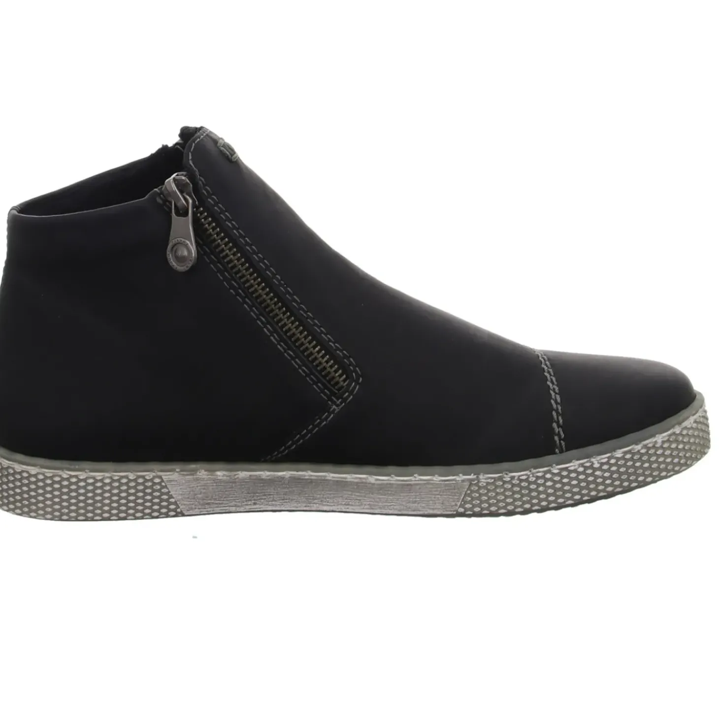 Rieker Schlupf-/Reißverschlußstiefelette Warmfutter bis 35mm Absatz (casual)