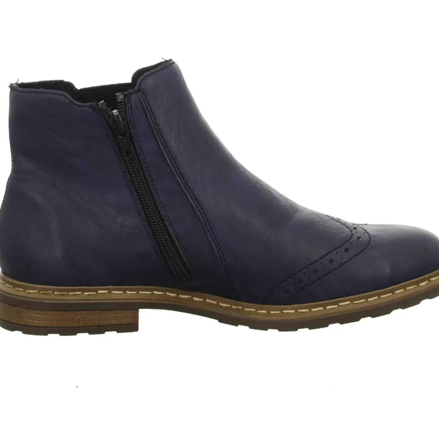 Rieker Schlupf-/Reißverschlußstiefelette Warmfutter bis 35mm Absatz (casual)