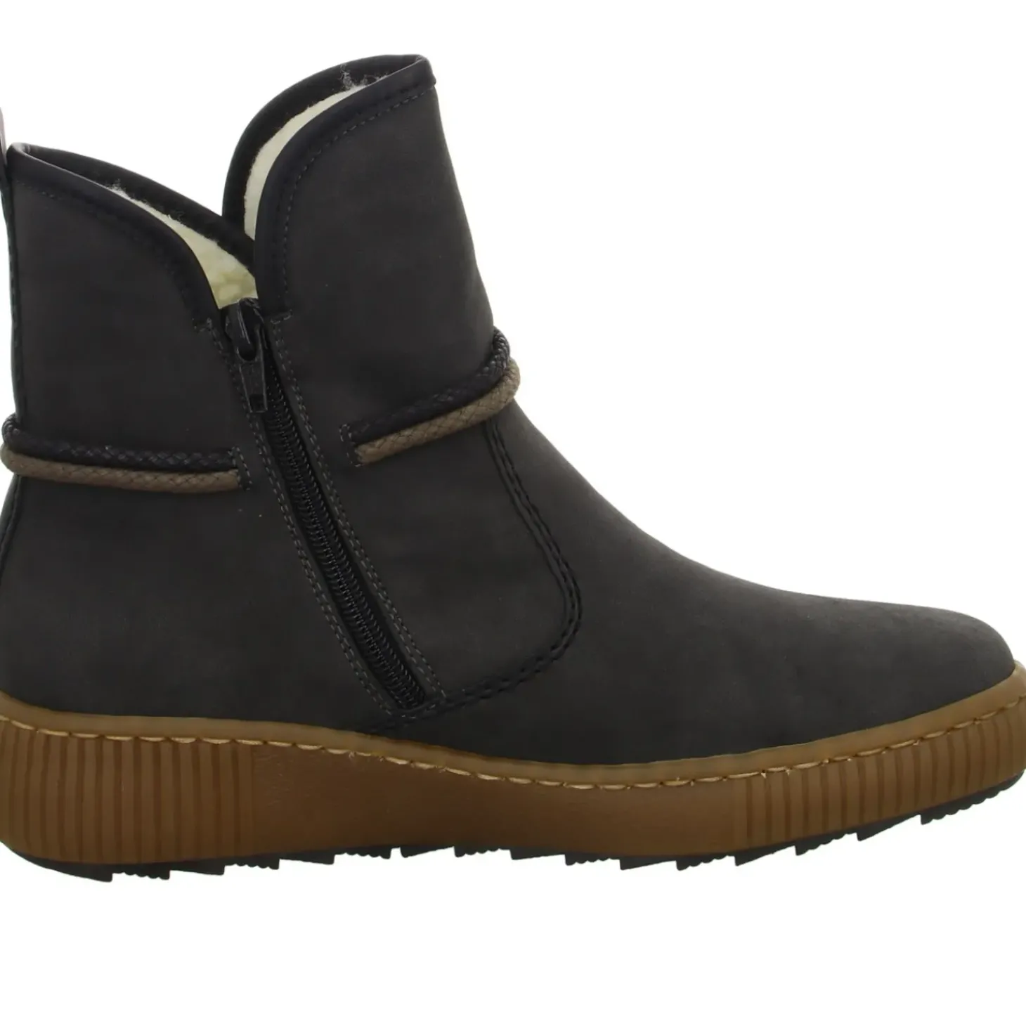 Rieker Schlupf-/Reißverschlußstiefelette Warmfutter bis 35mm Absatz (casual)