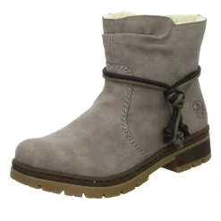 Rieker Schlupf-/Reißverschlußstiefelette Warmfutter bis 35mm Absatz (casual)