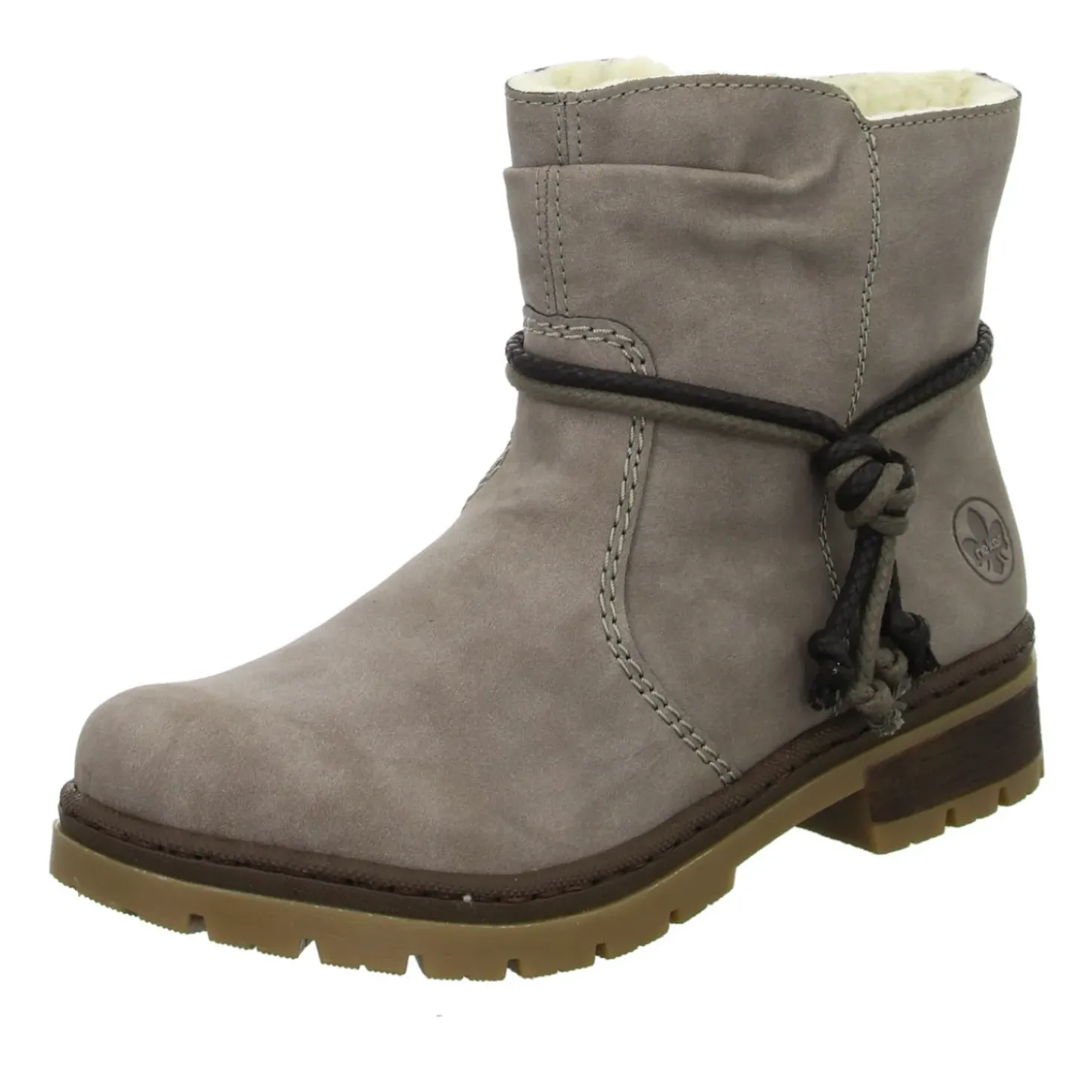 Rieker Schlupf-/Reißverschlußstiefelette Warmfutter bis 35mm Absatz (casual)